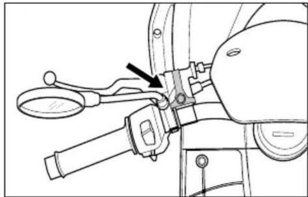 HYOSUNG SF100 - PARKING BRAKE LEVER - 1