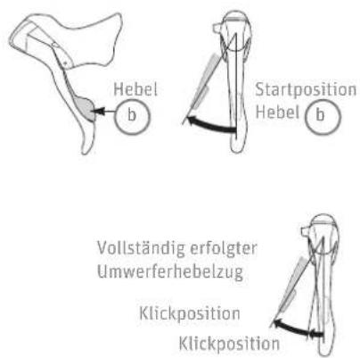 Kalkhoff Jubilee 24 - Betätigen des Umwerferhebels mit Trimmen (Geräuschminimierung), optional - 2
