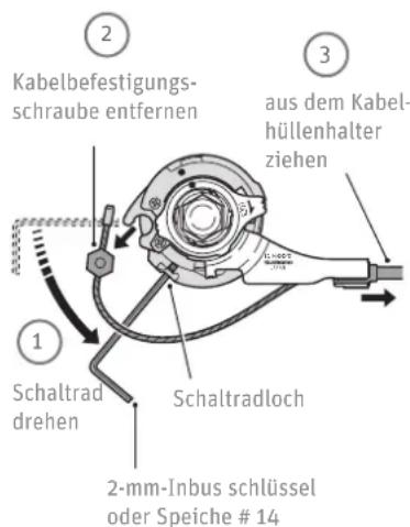 Kalkhoff Blackwood 7R - Hinterrad ausbauen - 5