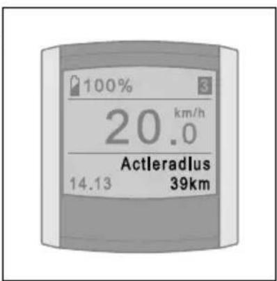100% 20 km/h Actleradius 14.13 39km