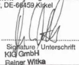 Fleurelle FEM 1742 H - Original EC-Declaration of Conformity EG-Konformitätserklärung - 1