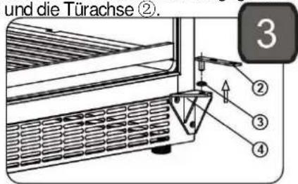 Coobinox WE 396 L-T - Wechseln des Türanschlags an Ihrem Gerät - 3