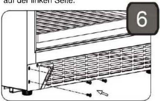 Coobinox WE 396 L-T - Wechseln des Türanschlags an Ihrem Gerät - 6