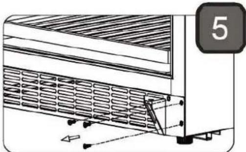 Coobinox WE 300 L-T - Wechseln des Türanschlags an Ihrem Gerät - 5