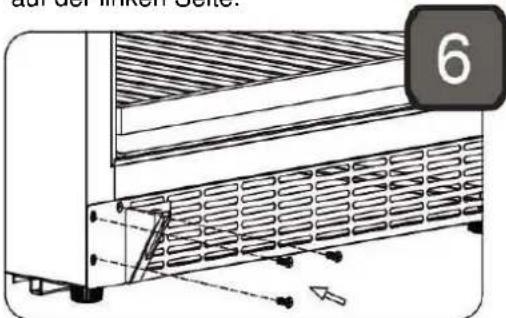 Coobinox WE 300 L-T - Wechseln des Türanschlags an Ihrem Gerät - 6