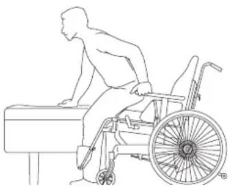 Etac Next Comfort - Mit oder ohne Begleitperson, seitlich: Vor dem Überführen: - 1