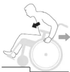 Etac Cross 5 XL - Benutzer, die rückwärts herunterfahren - 2