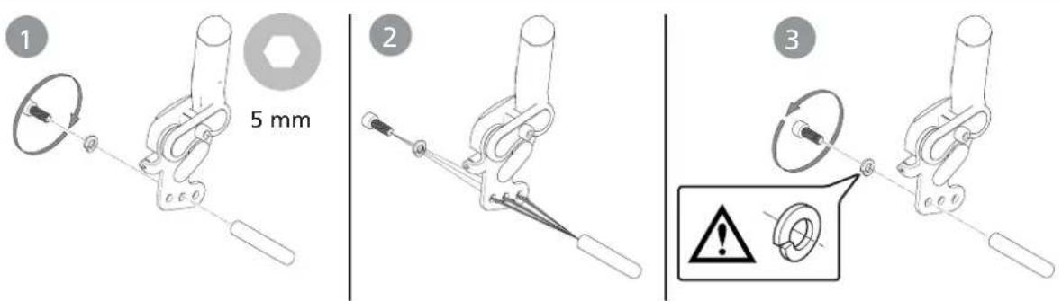 Etac Cross 5 XL - Einstellung Bremsblock - 1
