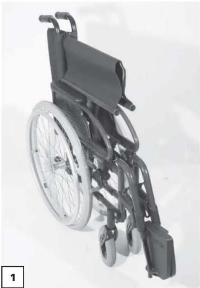 Meyra 3.350 - Rollstuhl falten - 1
