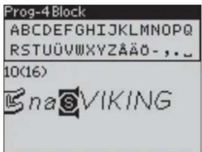 Husqvarna-Viking Eden Rose 250C - Einzelne Stiche oder Buchstaben abändern - 1