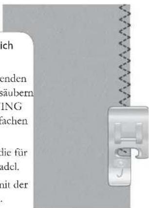 Husqvarna-Viking Eden Rose 250C - 1:13 Dreifacher Zickzack-Stich - 1
