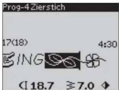 Husqvarna-Viking Eden Rose 250C - Einzelne Stiche oder Buchstaben abändern - 2