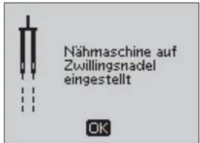 Husqvarna-Viking Eden Rose 250C - Dieser Stich kann nicht mit der Zwillingsnadel genäht werden - 3