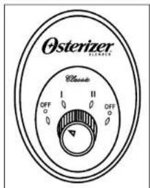 Osterizer OFF I II OFF Osterizer