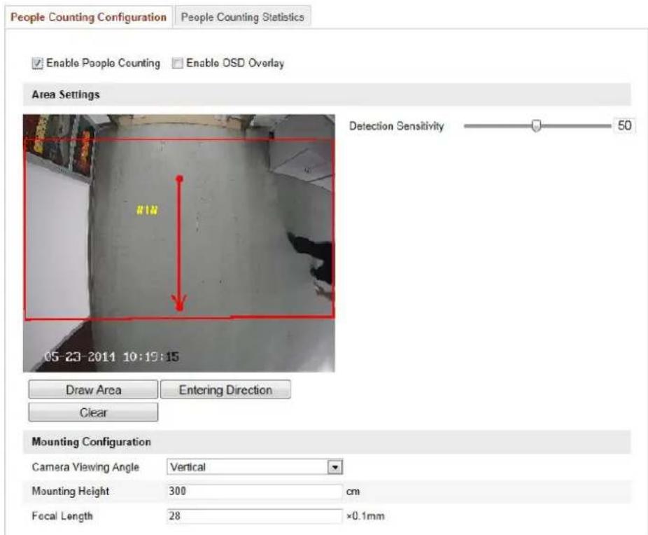 Hikvision DS-2CD2T32-I8(6MM) - ◆ People Counting Configuration - 1