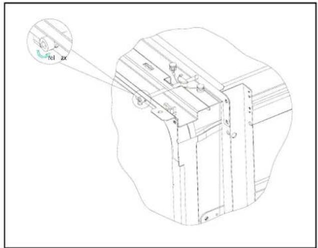 Thor TGS 452 TI - • Einstellung der Türfeder - 1