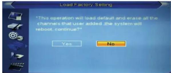 TV Star T910 - Load Factory Setting - 1