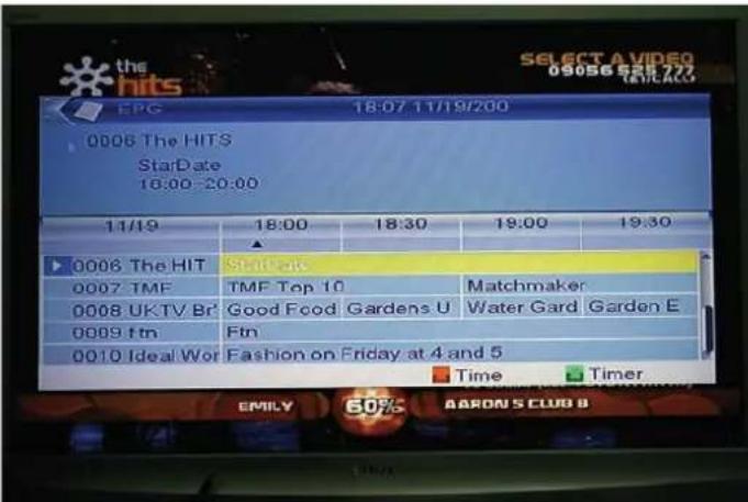TV Star T910 - EPG - 1