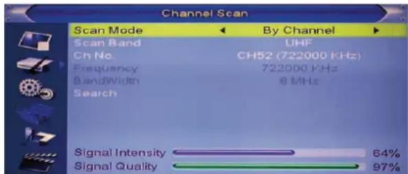 TV Star T910 - Channel Scan - 1