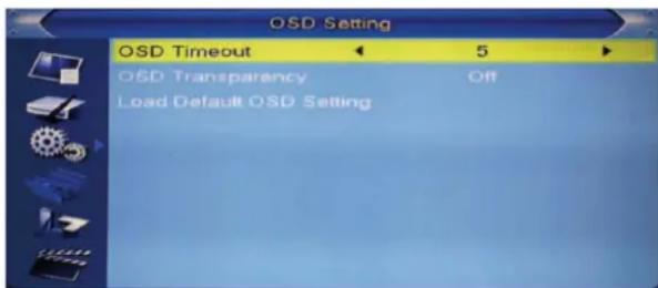 TV Star T910 - OSD Setting - 1