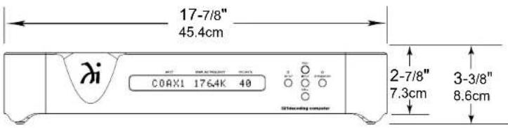 Wadia 321 - Dimensions - 1