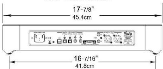 Wadia 321 - Dimensions - 2