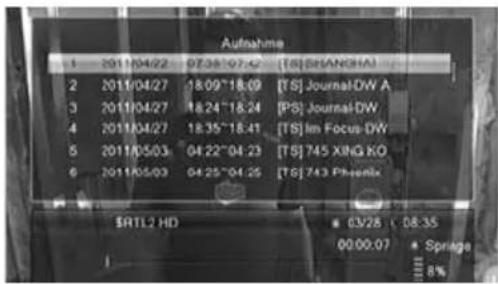 1 2011/04/22 07:36~07:40 [TS] SHANGHAI 2 2011/04/27 18:09~18:09 [TS] Journal/DW A 3 2011/04/27 18:24~18:24 [PS] Journal/DW 4 2011/04/27 18:35~18:41 [TS] Im Focus DW 5 2011/05/03 04:22~04:23 [TS] 745 XING KO 6 2011/05/03 04:25~04:25 [TS] 743 Phoenix SRTL2 HD 03:28 08:35 00:00:07 Sprague 8%