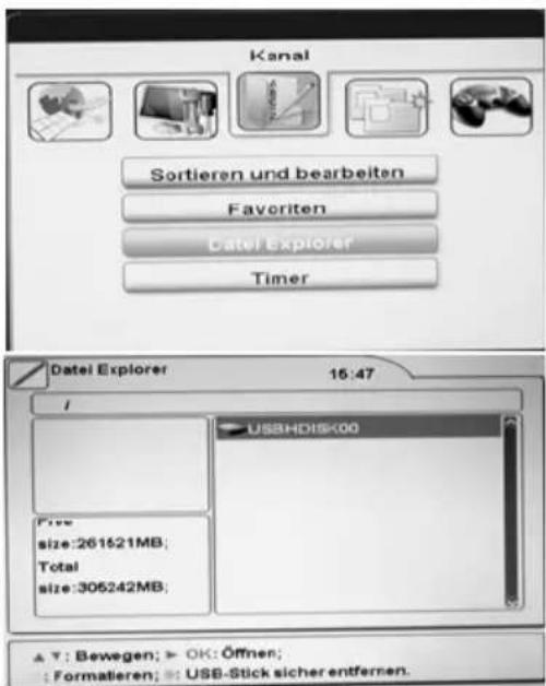 XORO HRS 8700 CI+ - Formatieren - 1