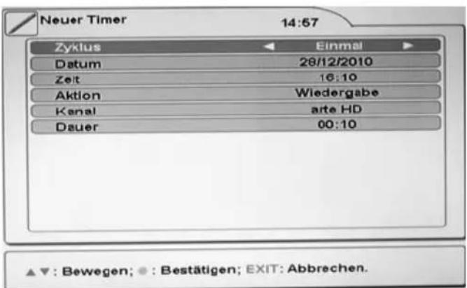 XORO HRS 8700 CI+ - Programmierung aus EPG - 1