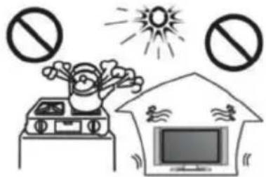 Illustration showing a house with a fire and smoke, no text or symbols present