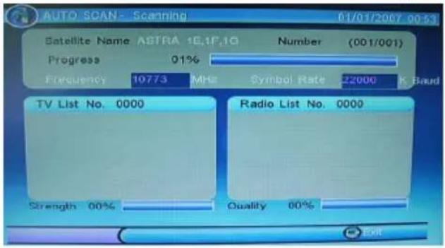 XORO HRS 3000 - Empfang - Einfache Verbindung Satellit-Empfänger mit Toneburst - 1
