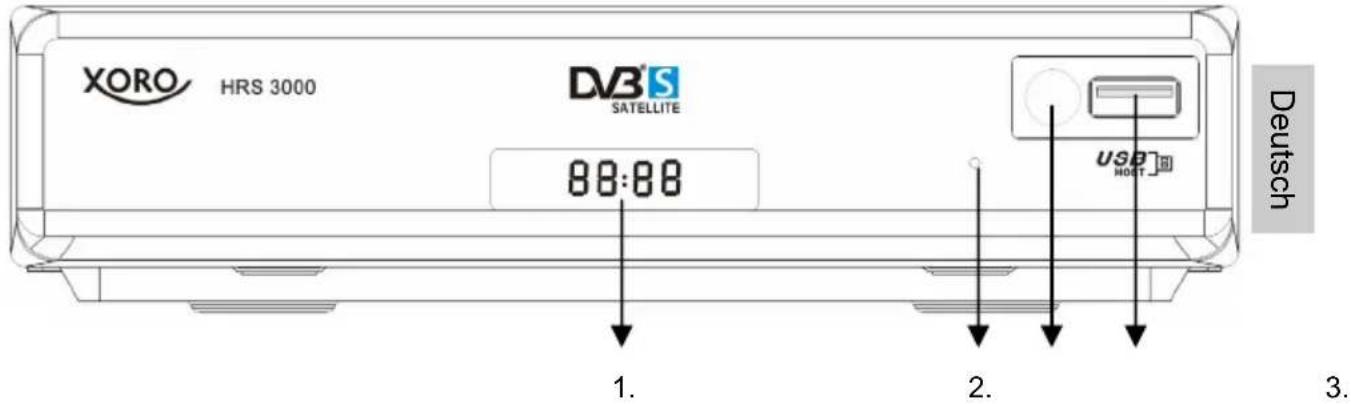 XORO HRS 3000 - Vorsderseite - 1