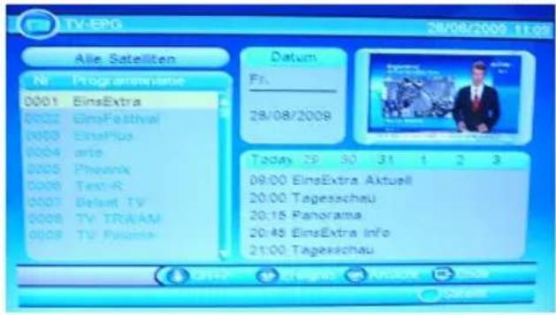 XORO HRS 3000 - EPG - 1