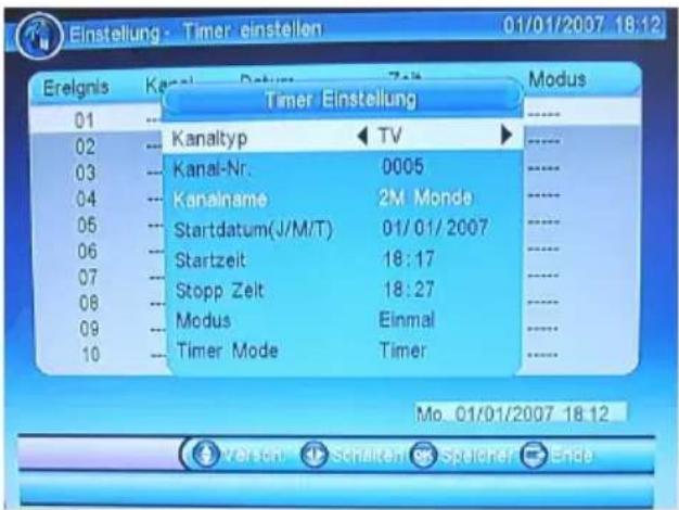 XORO HRS 3000 - Kanal Typ - 1