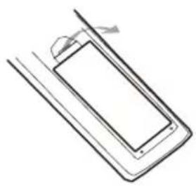 XORO HRS 3500 - Einlegen der Batterie und Operationsradius - 1