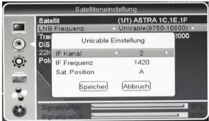 XORO HRS 3500 - Satelliteneinstellung - 1