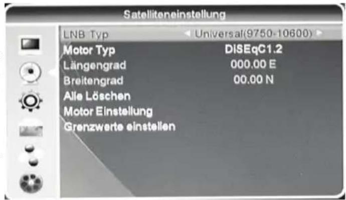 XORO HRS 3500 - Satellitenliste - 1