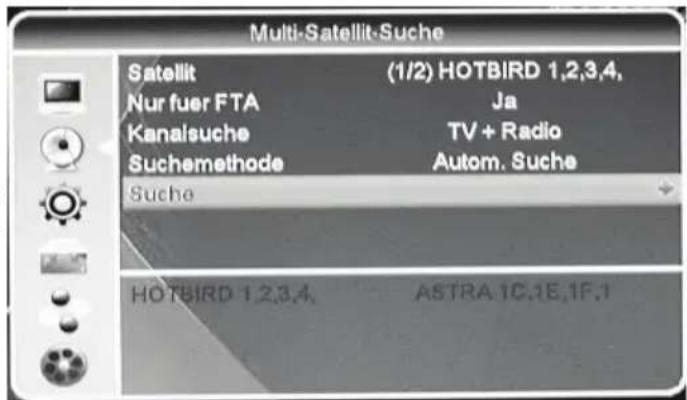 XORO HRS 3500 - Satelliteneinstellung - 2