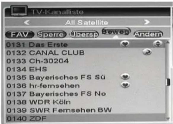 XORO HRS 3500 - Verschieben bzw. Bewegen - 1