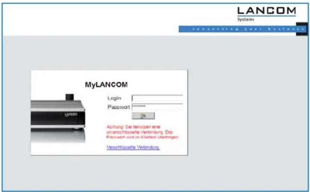 LANCOM L-320agn Wireless - Login - 3