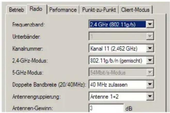 LANCOM L-320agn Wireless - Konfiguration der 802.11n-Parameter - 1