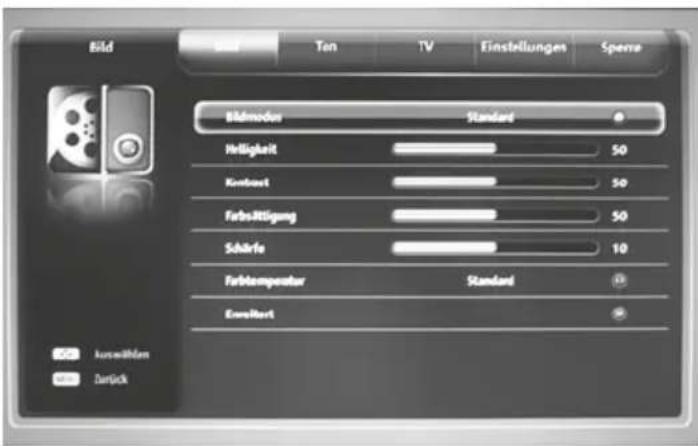 Mobilline TV-C22DDS - OSD-Menü - 1