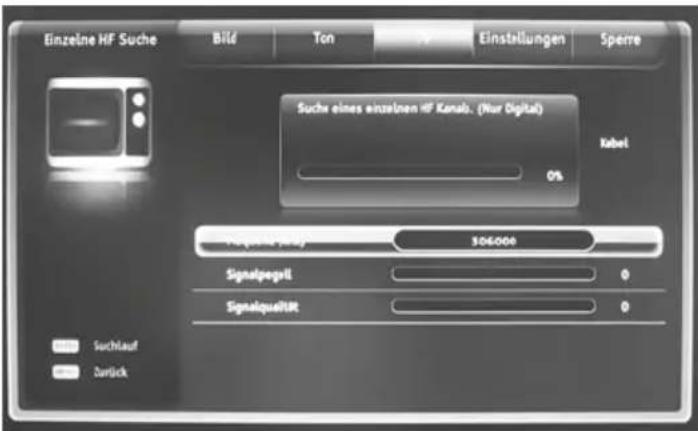 Mobilline TV-C19DDS - Einzelne HF Suche - 1