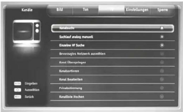 Mobilline TV-C16DDS - Kanalsuche - 1