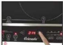 Primada PTC-2200 - Barbeque Operation Fig : ①\~⑧ - 6