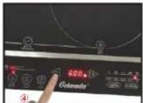 Primada PTC-2200 - Barbeque Operation Fig : ①\~⑧ - 4