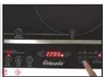 Primada PTC-2200 - Barbeque Operation Fig : ①\~⑧ - 3