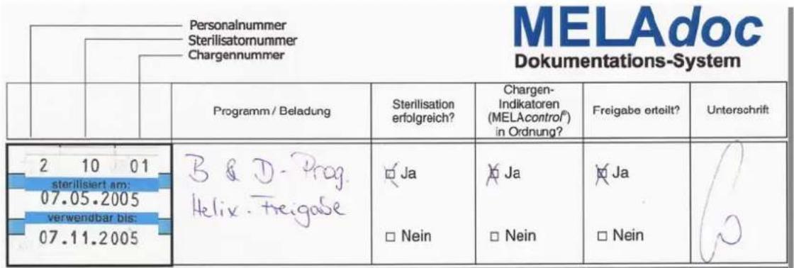 MELAG MELAdoc - Dampfdurchdringungstest - 1