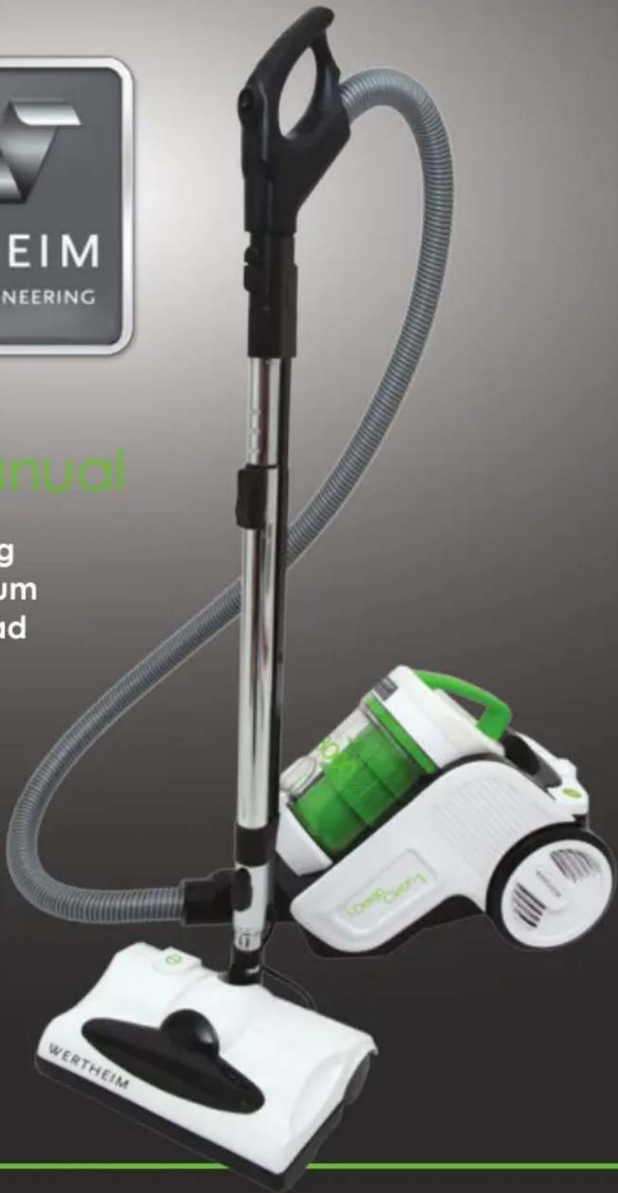 Wertheim Deep Clean W3000 - User Manual - 1