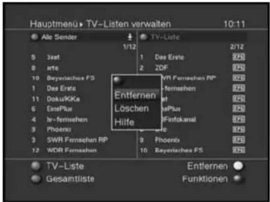 Skysat Teledigi 3T - Programme zur Favoritenliste hinzufügen - 1